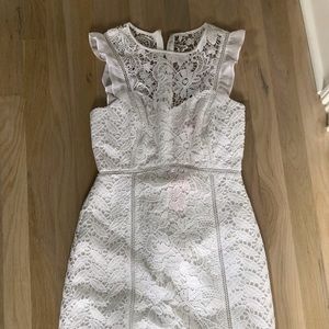 Lilly Pulitzer White Lace Mini Dress